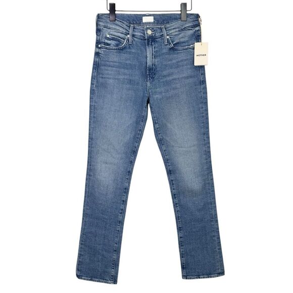 NEW MOTHER The Rascal Skimp in Punk Charming High Rise Slim Straight Size 28 - Picture 6 of 11